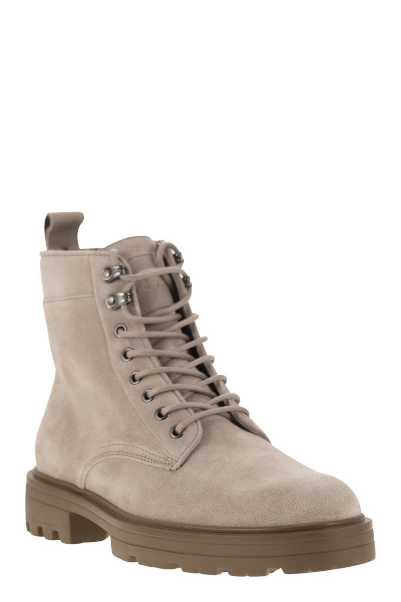 HOGAN Sleek Suede Mini Boots for Men