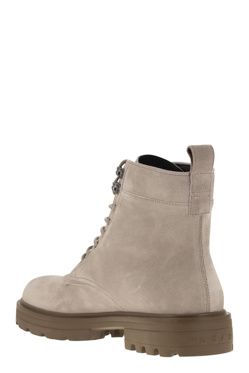 HOGAN Sleek Suede Mini Boots for Men