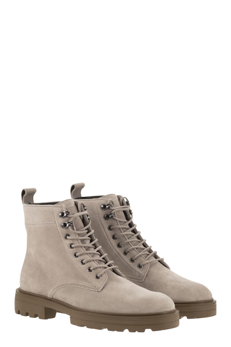 HOGAN Sleek Suede Mini Boots for Men