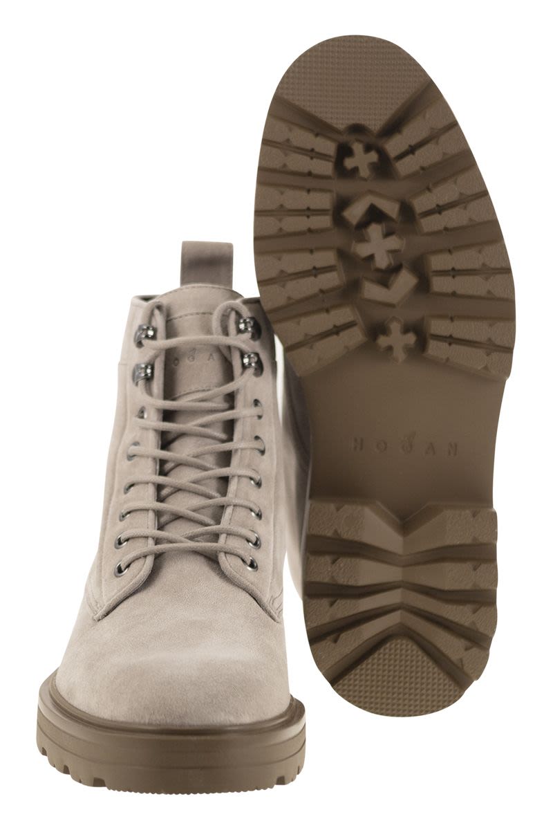 HOGAN Sleek Suede Mini Boots for Men