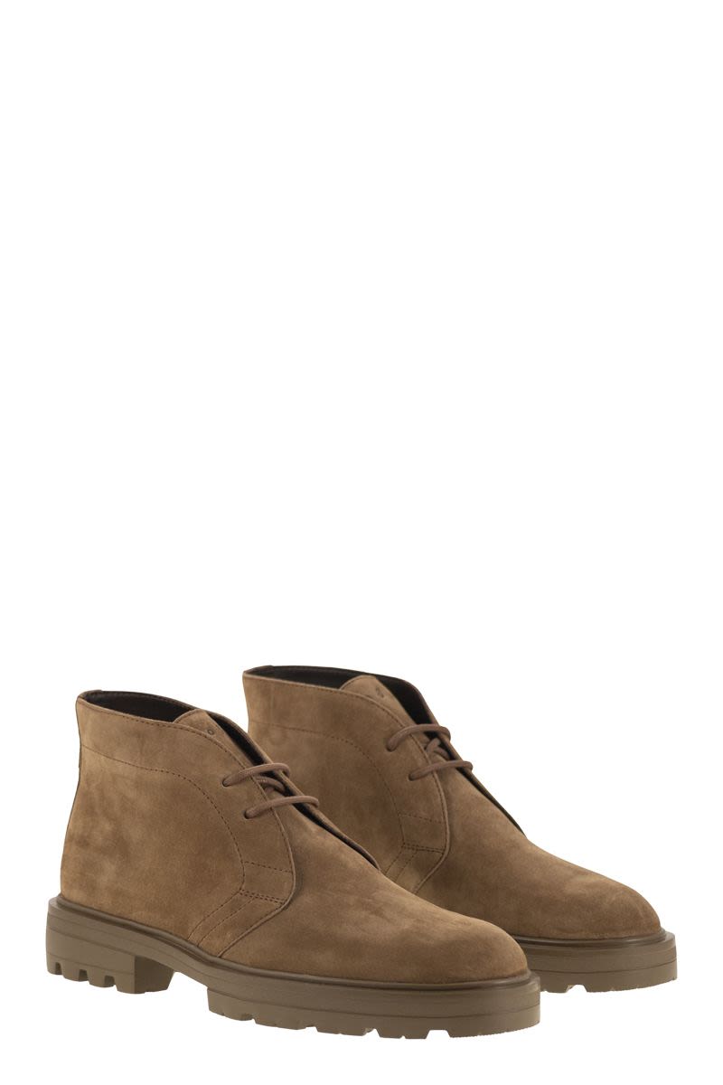 HOGAN Men's Lace-Up Mini Ankle Boots