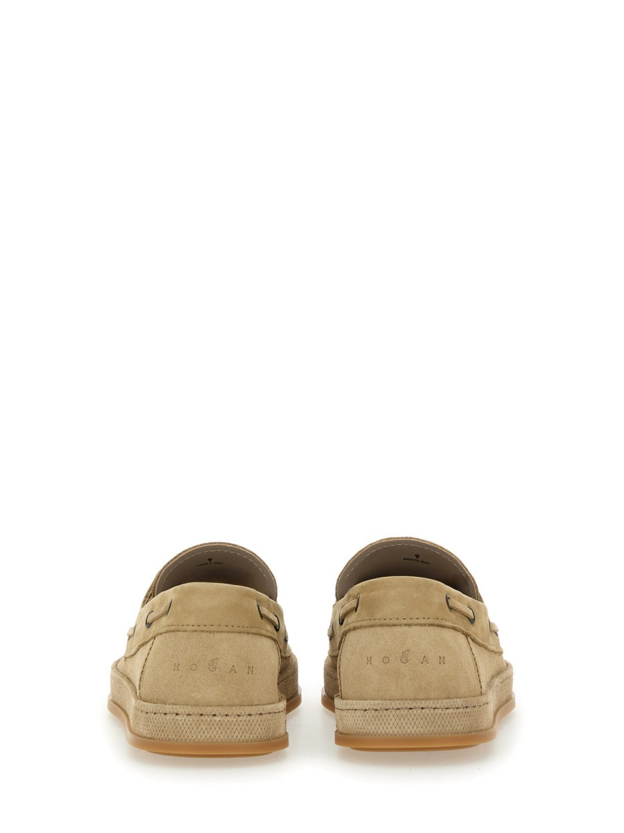 HOGAN Men's Leather Flat Shoes - SS25 Collection