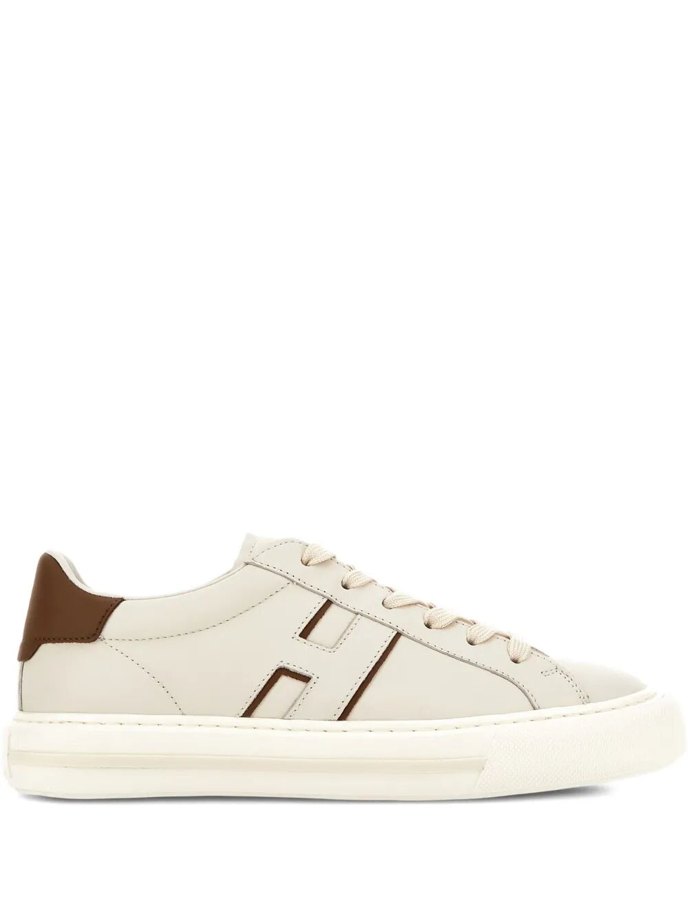 HOGAN Smooth Leather Sneakers for Men - Fall Essentials