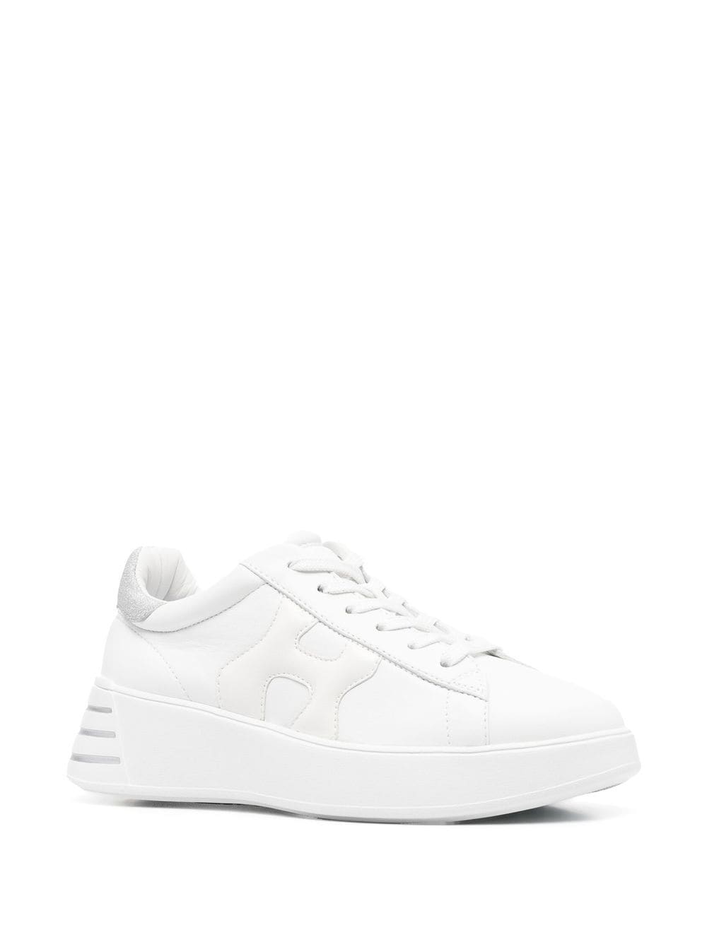 HOGAN Rebel Leather Platform Sneakers for Women