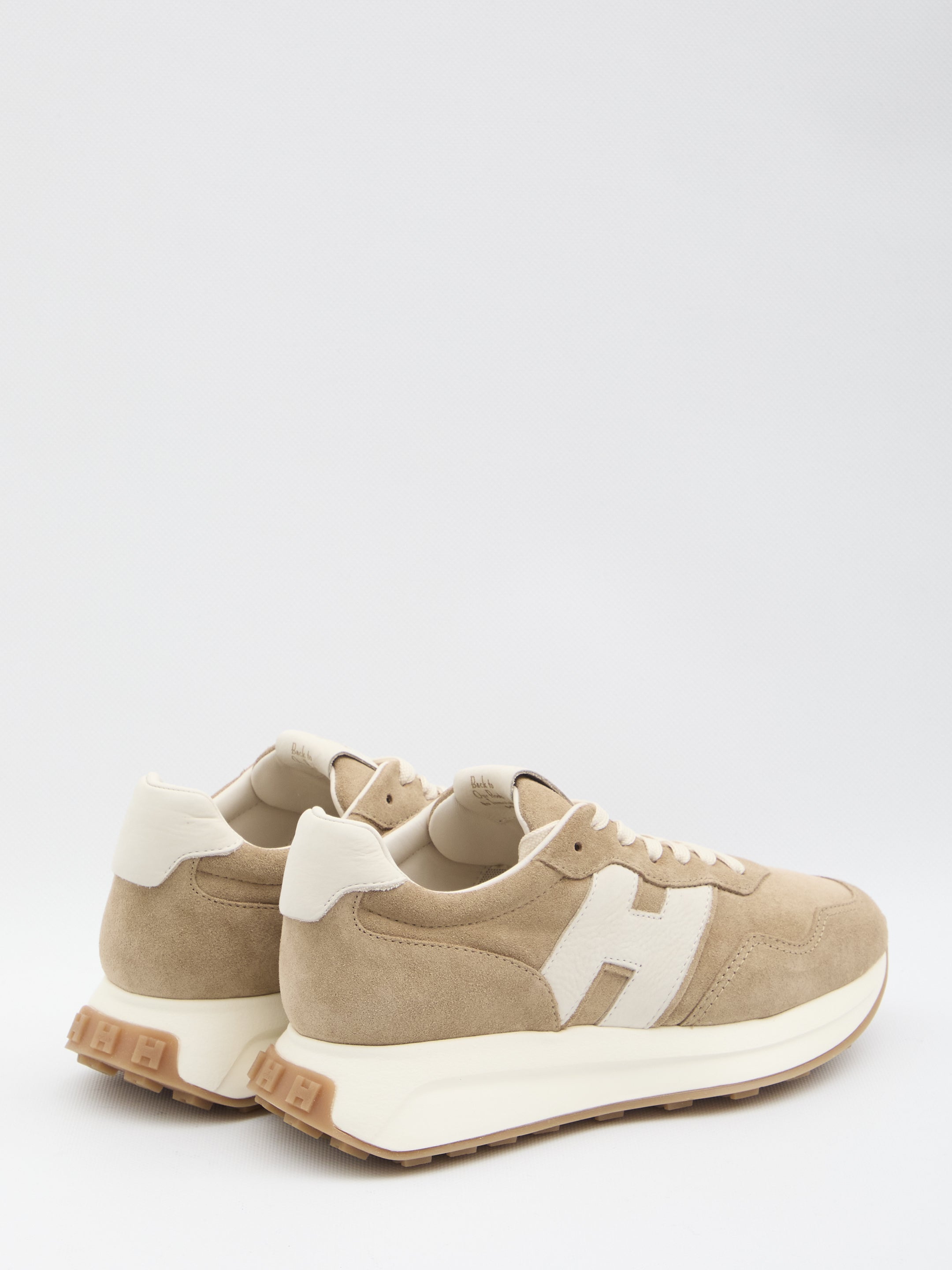 HOGAN Logo Embellished Lace-Up Sneakers for Women