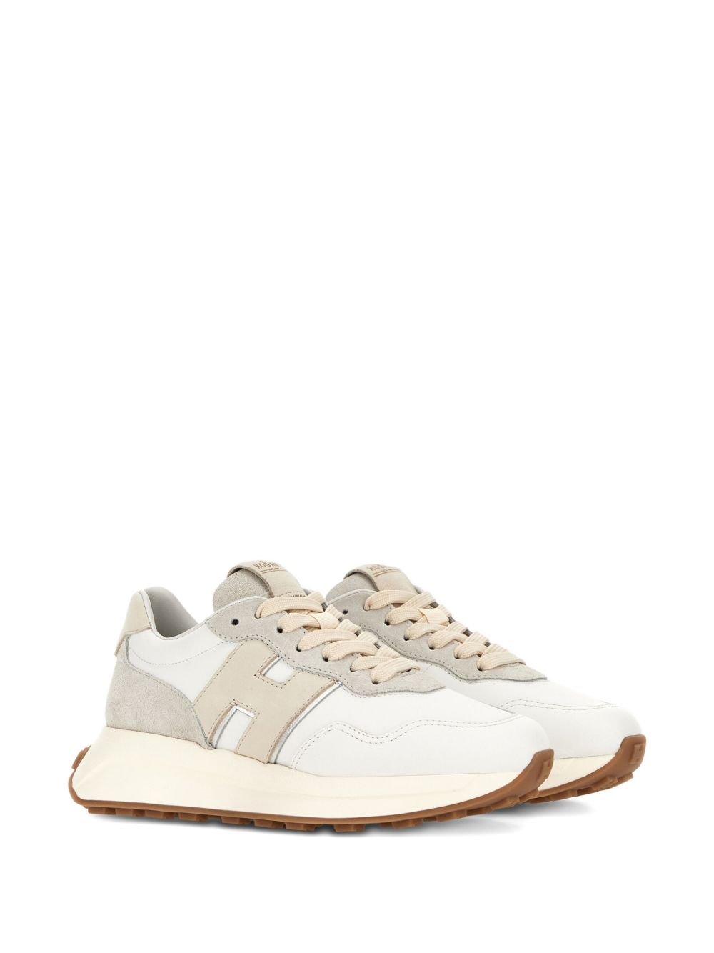 HOGAN Leather Lace-Up Sneakers for Women