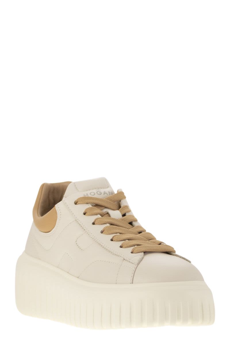 HOGAN Nappa Leather H-Striped Women's Sneakers