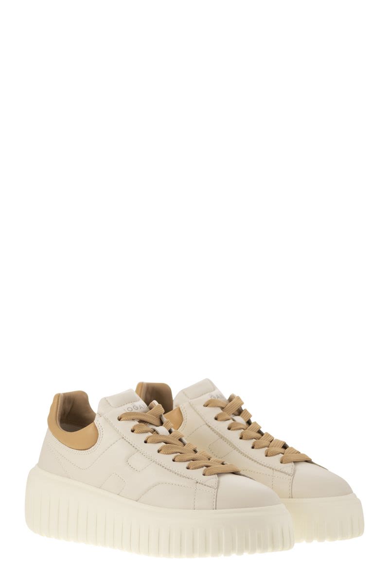 HOGAN Nappa Leather H-Striped Women's Sneakers