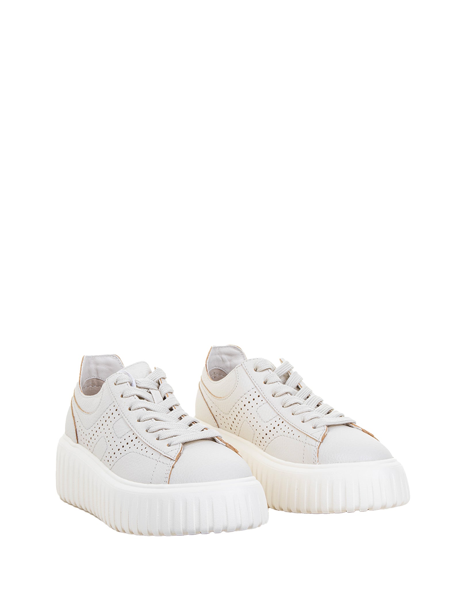 HOGAN Elevated H-Striped Women's Nappa Leather Sneakers