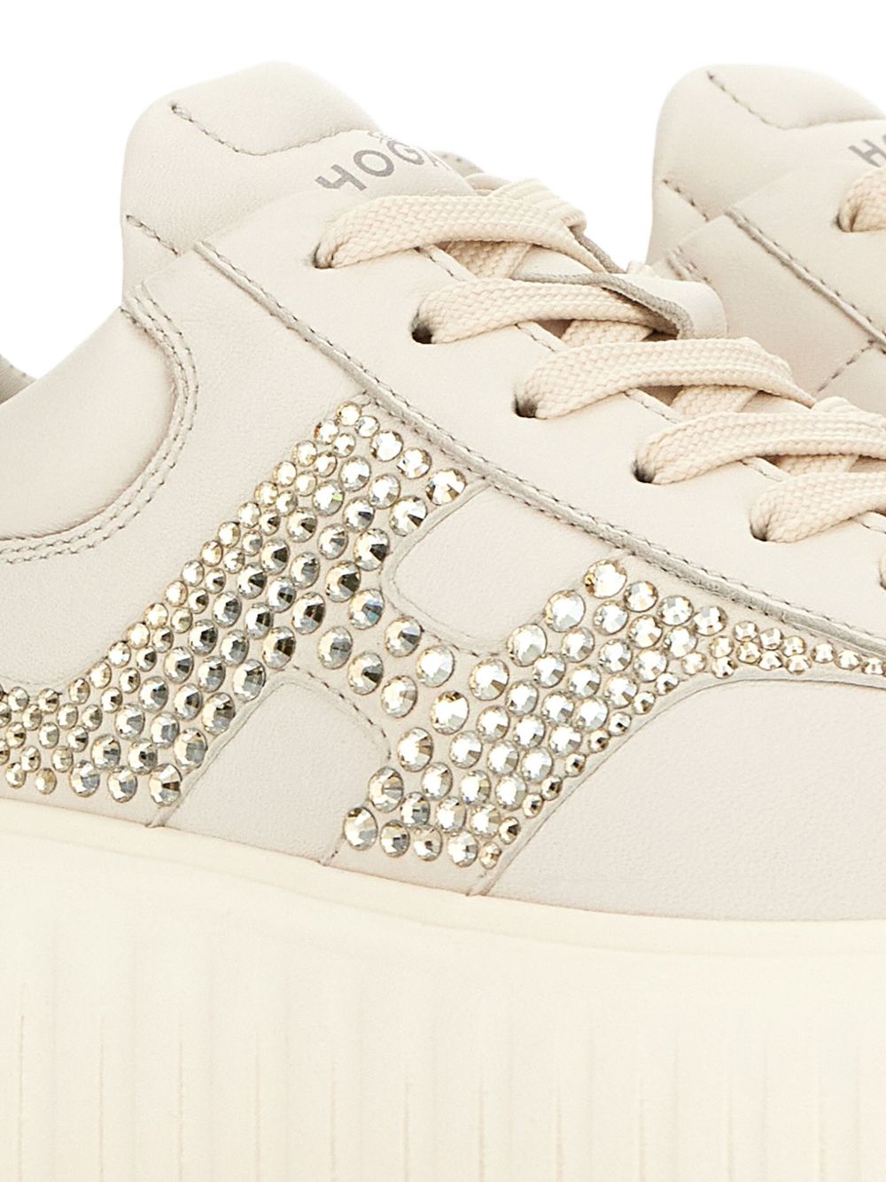 HOGAN Leather Stripe Sneakers for Women