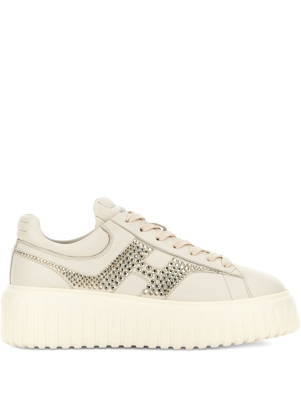 HOGAN Leather Stripe Sneakers for Women