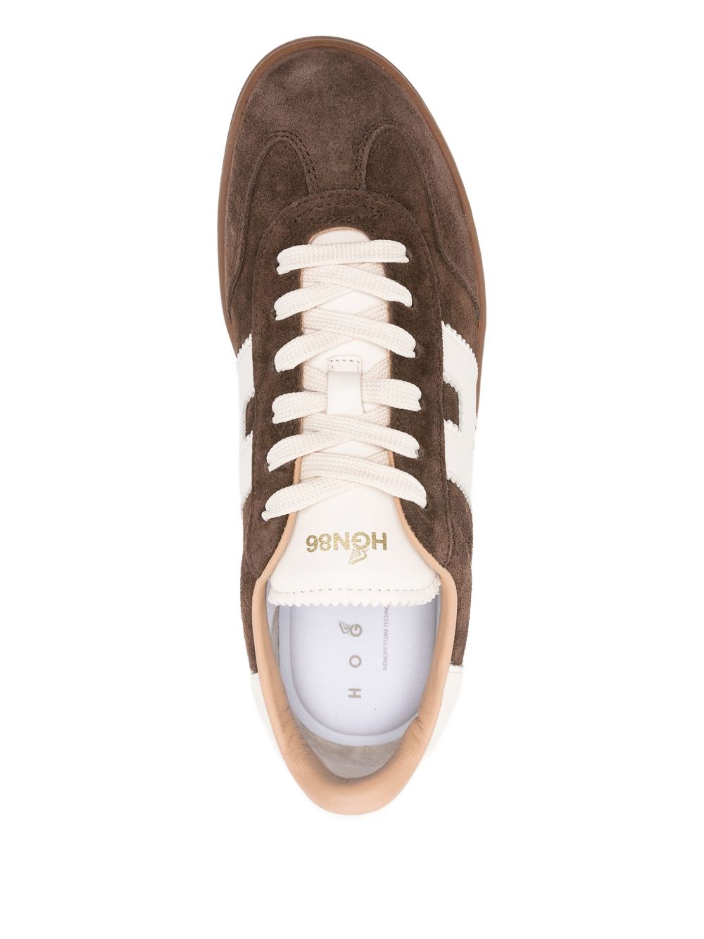 HOGAN Retro-Inspired Suede Trainers with Memory Foam Insole