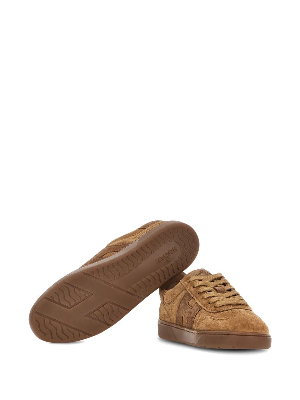 HOGAN Cool Crocodile Effect Suede Sneakers for Women