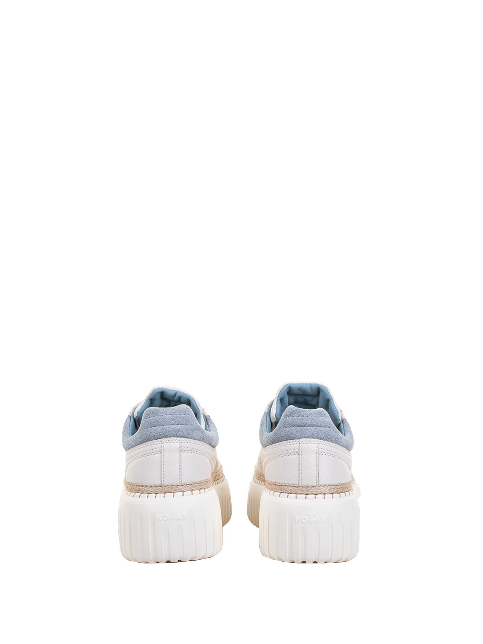 HOGAN H-Striped Nappa and Suede Sneakers for Women