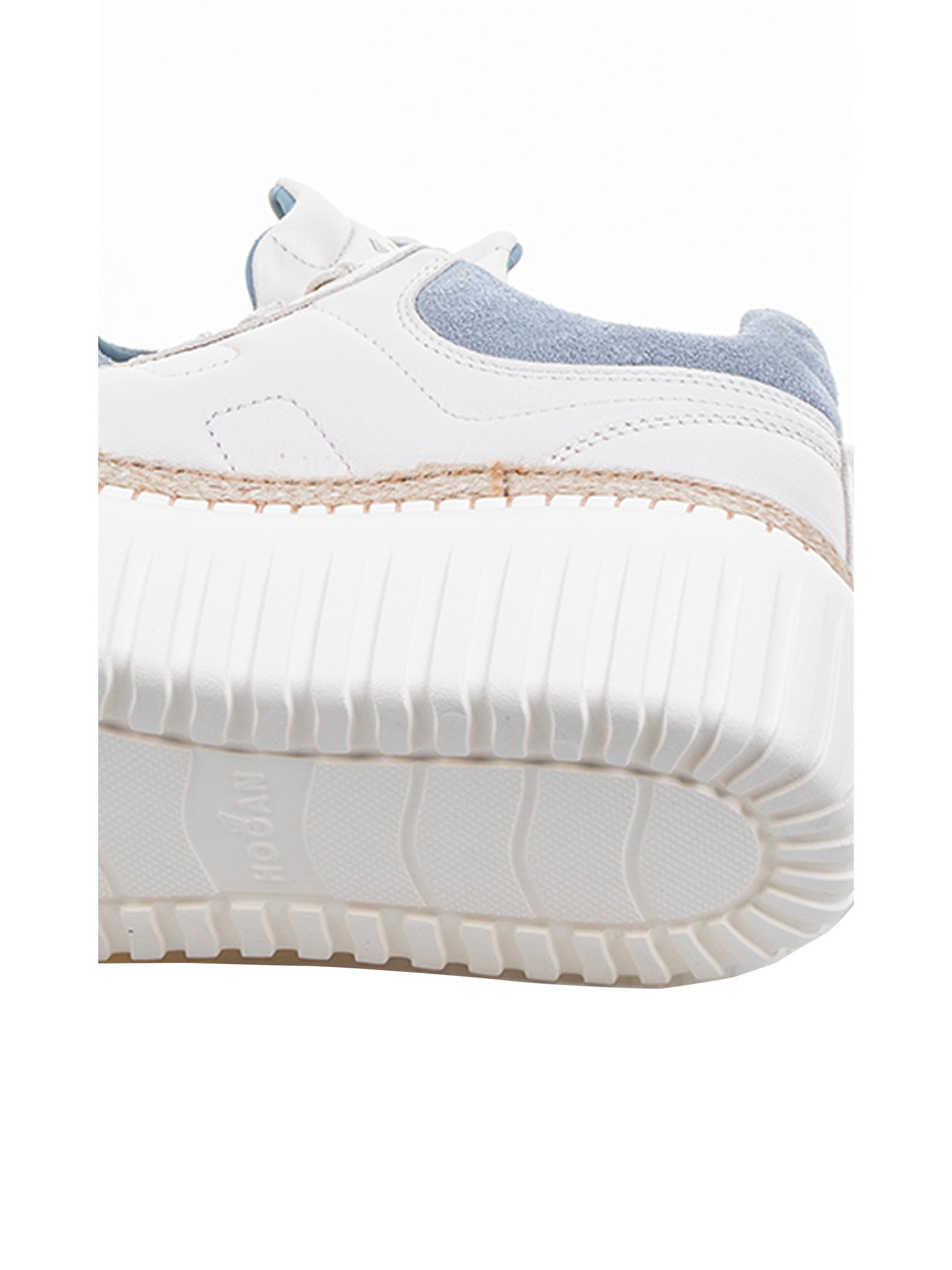 HOGAN H-Striped Nappa and Suede Sneakers for Women