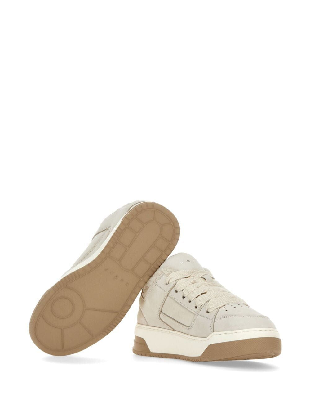 HOGAN Faux Shearling Leather Sneakers for Women