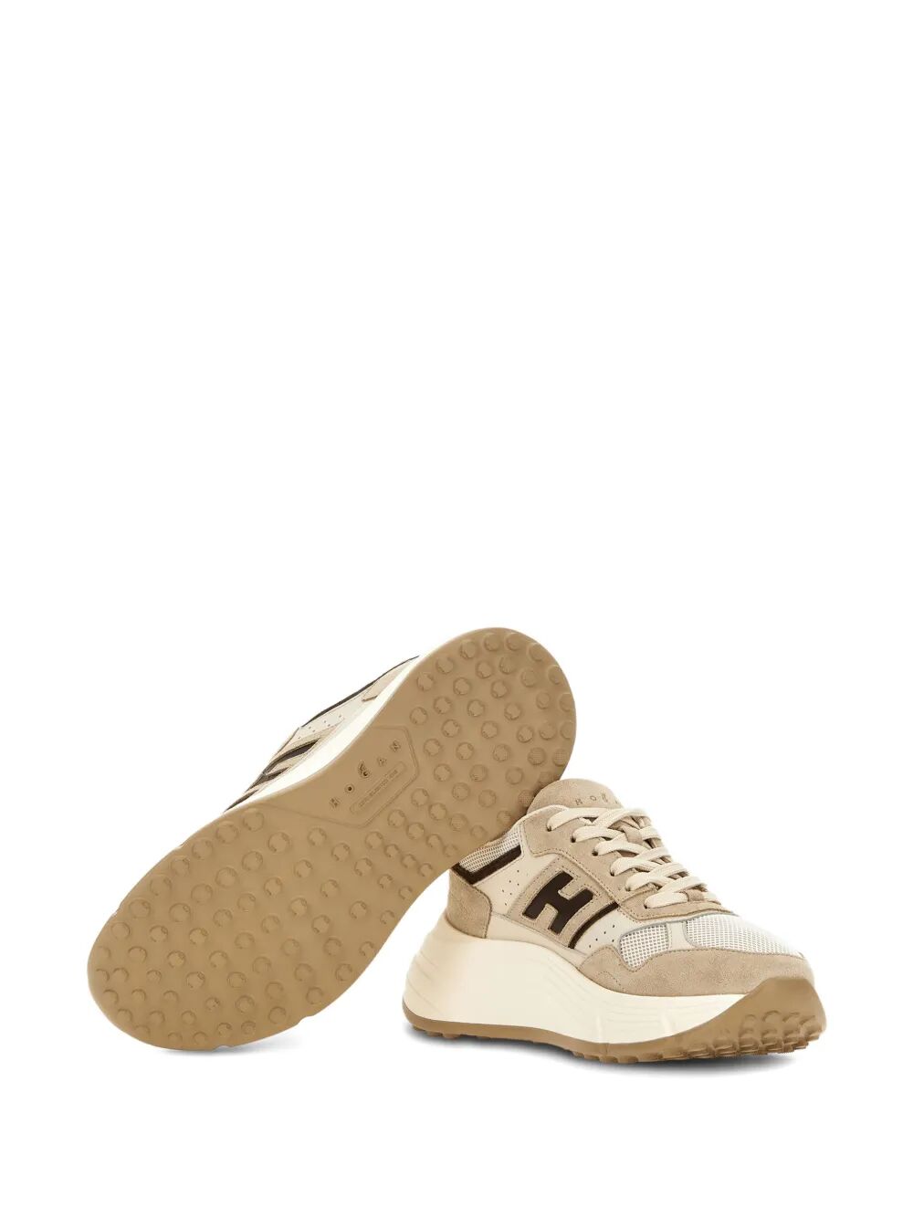 HOGAN Hi-Fi Suede and Mesh Sneakers for Women