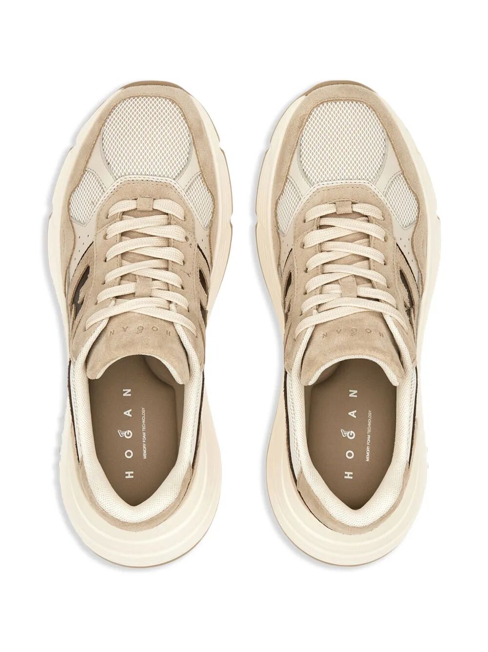 HOGAN Hi-Fi Suede and Mesh Sneakers for Women