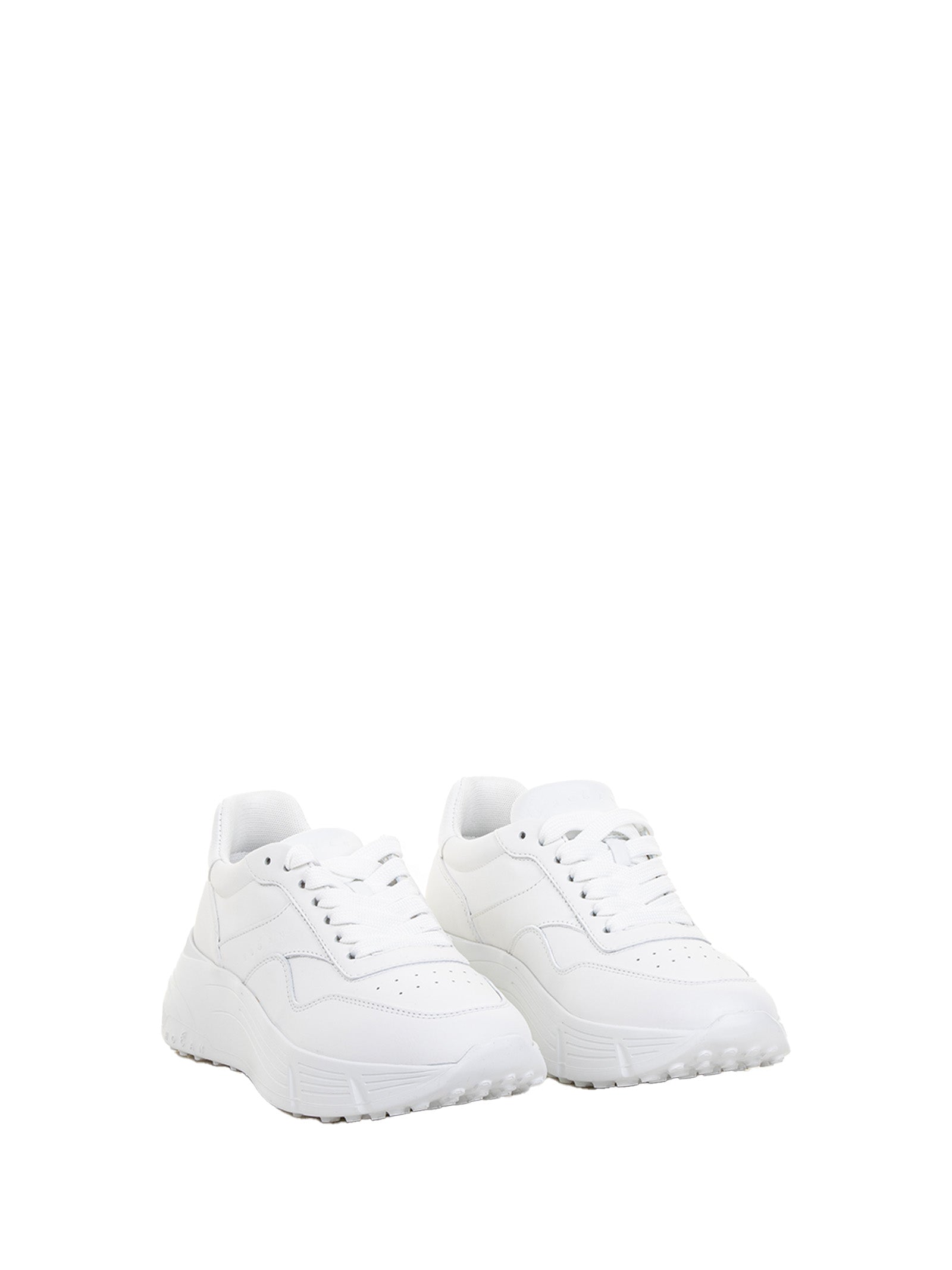 HOGAN High-Top Platform Leather Sneakers