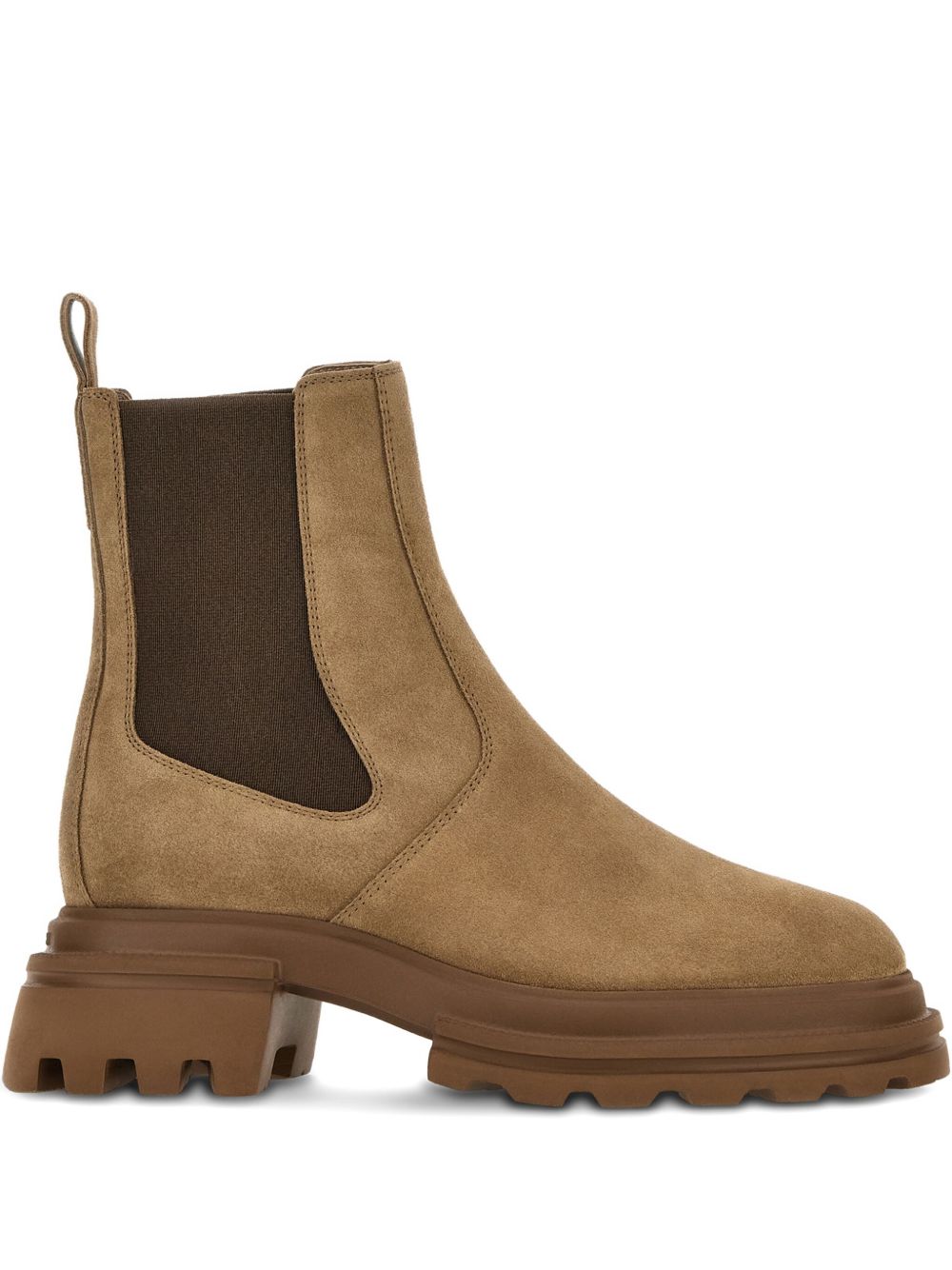 HOGAN Women's Elastic Panel Sandals with Rubber Sole