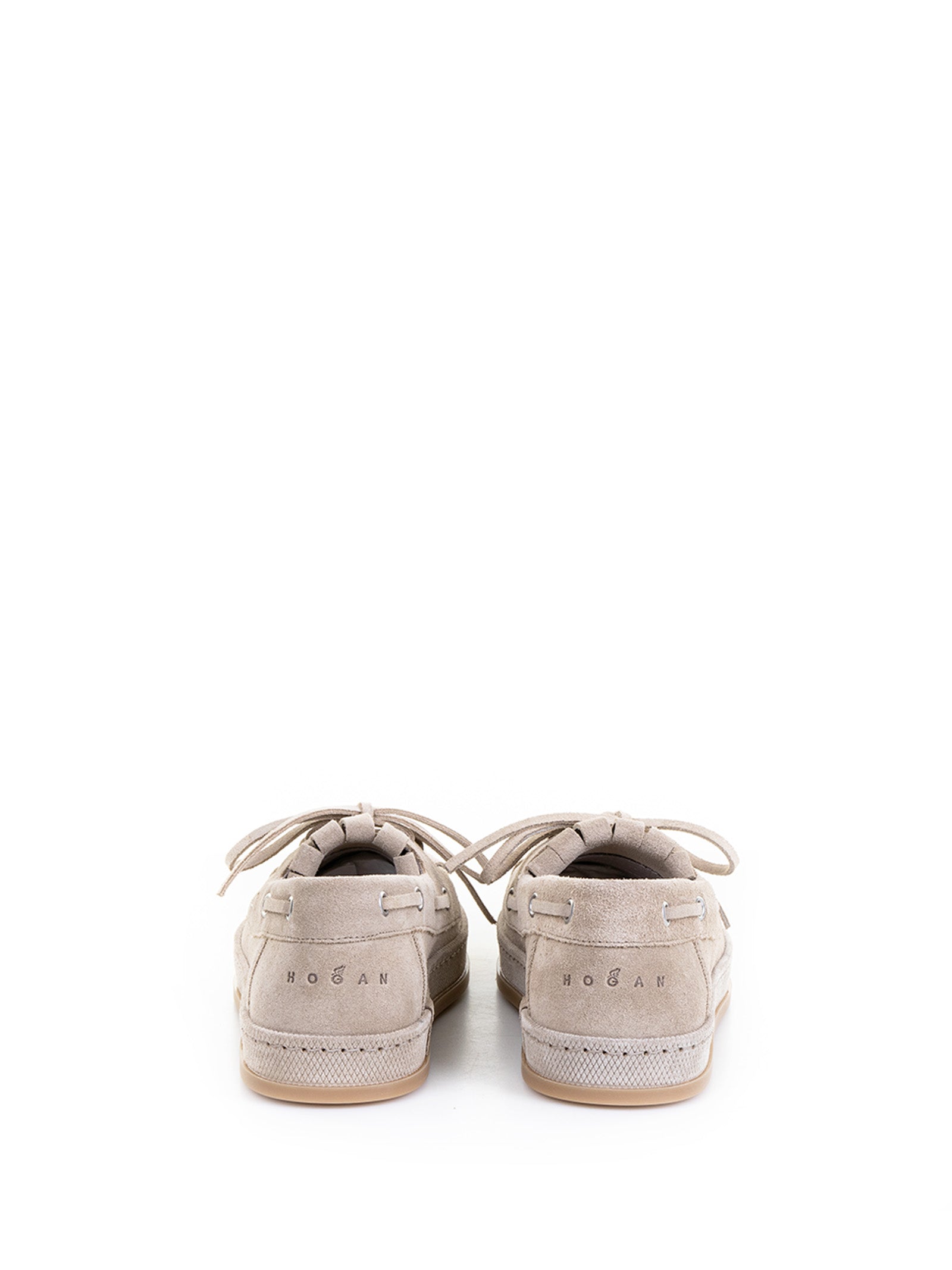 HOGAN Fringe Detail Boat Shoes for Women