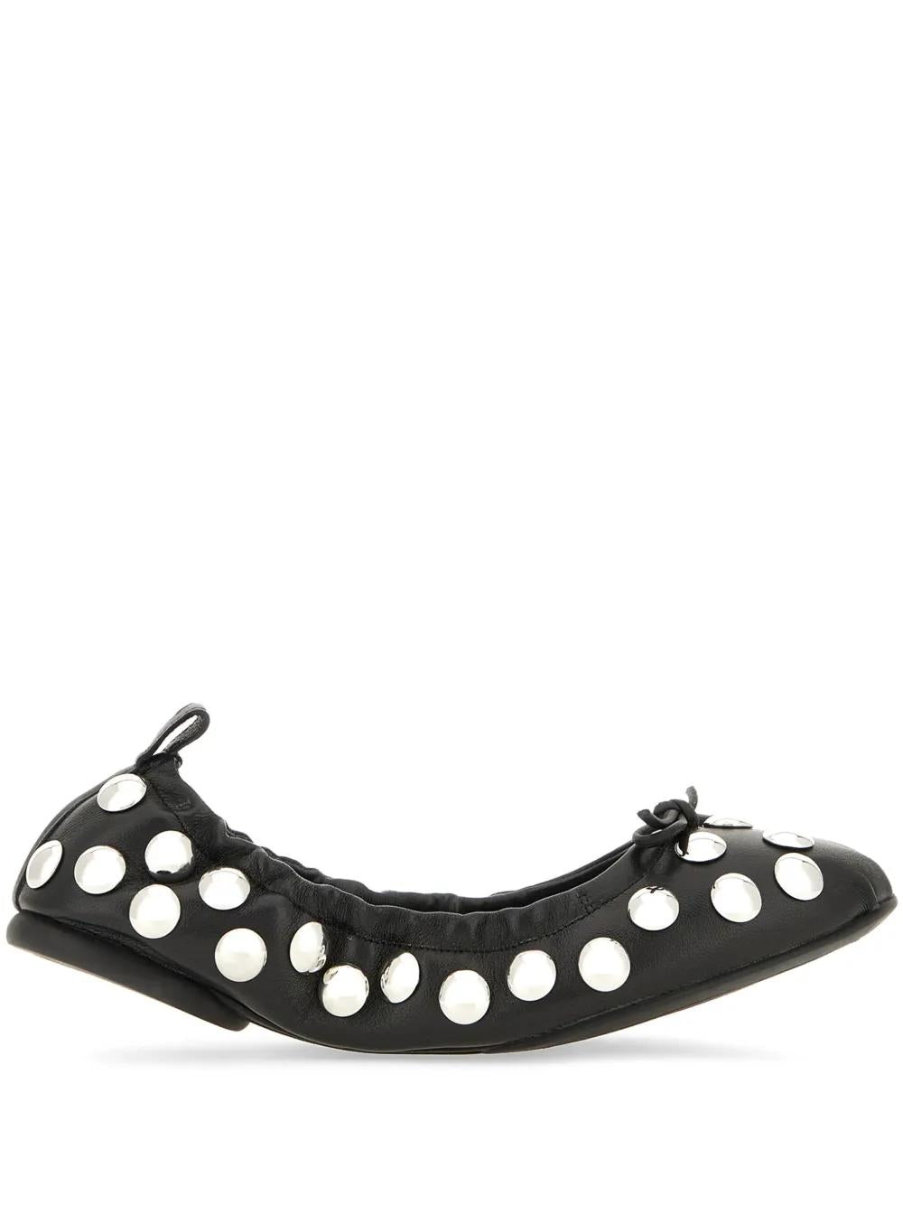 HOGAN Ballerina Flat with Embellishments