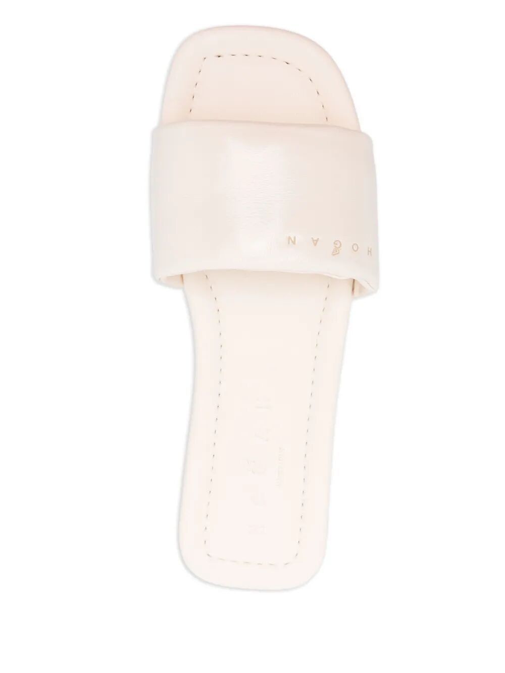 HOGAN Leather Slide Sandals for Women