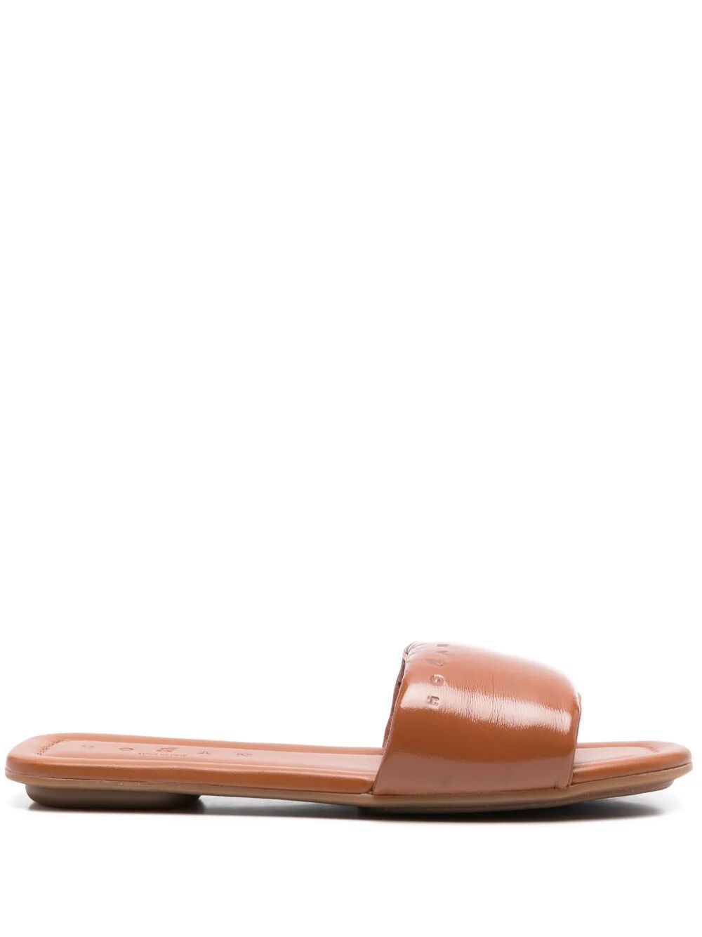 HOGAN Leather Slide Sandals for Women