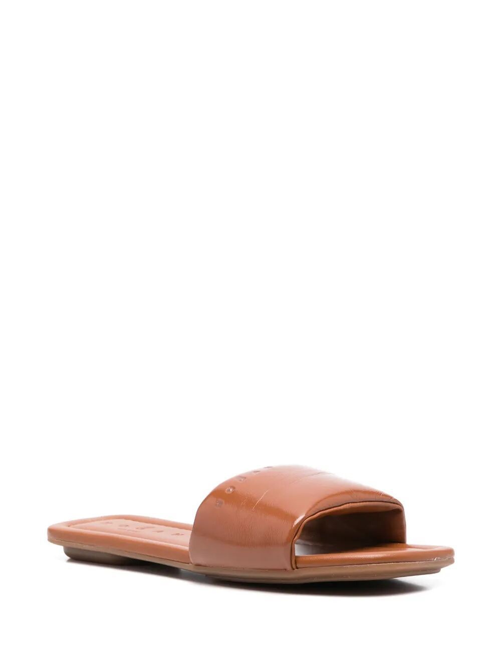 HOGAN Leather Slide Sandals for Women