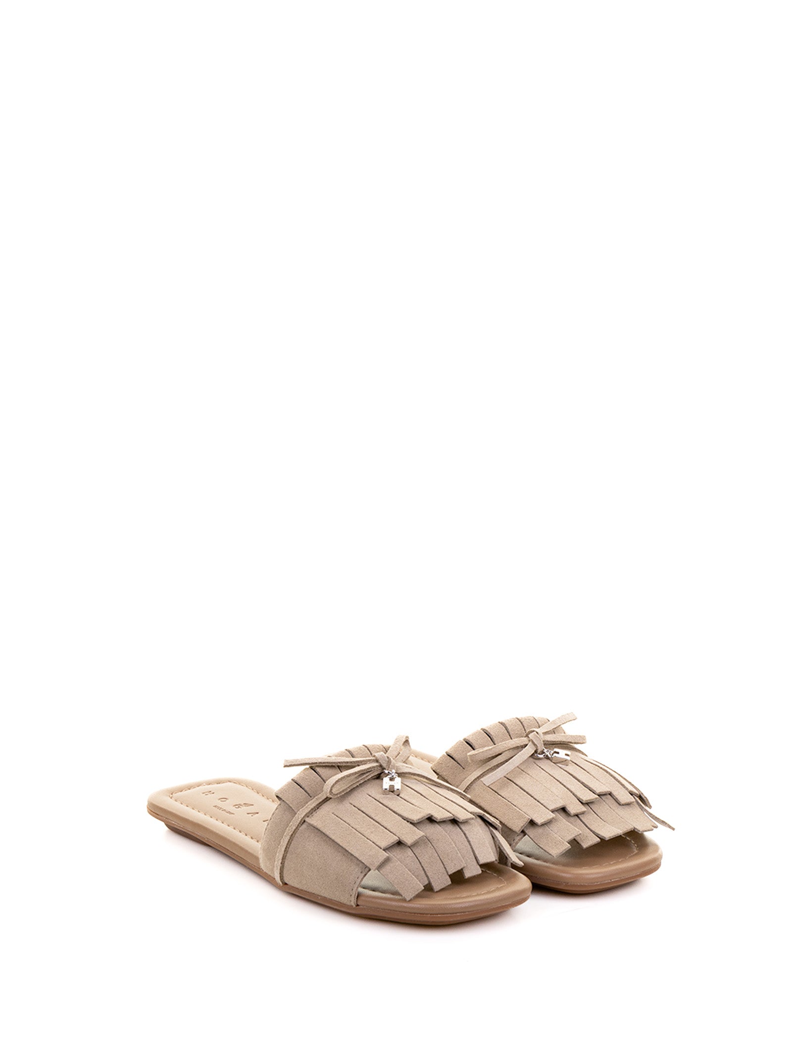 HOGAN Flat Suede Sandal