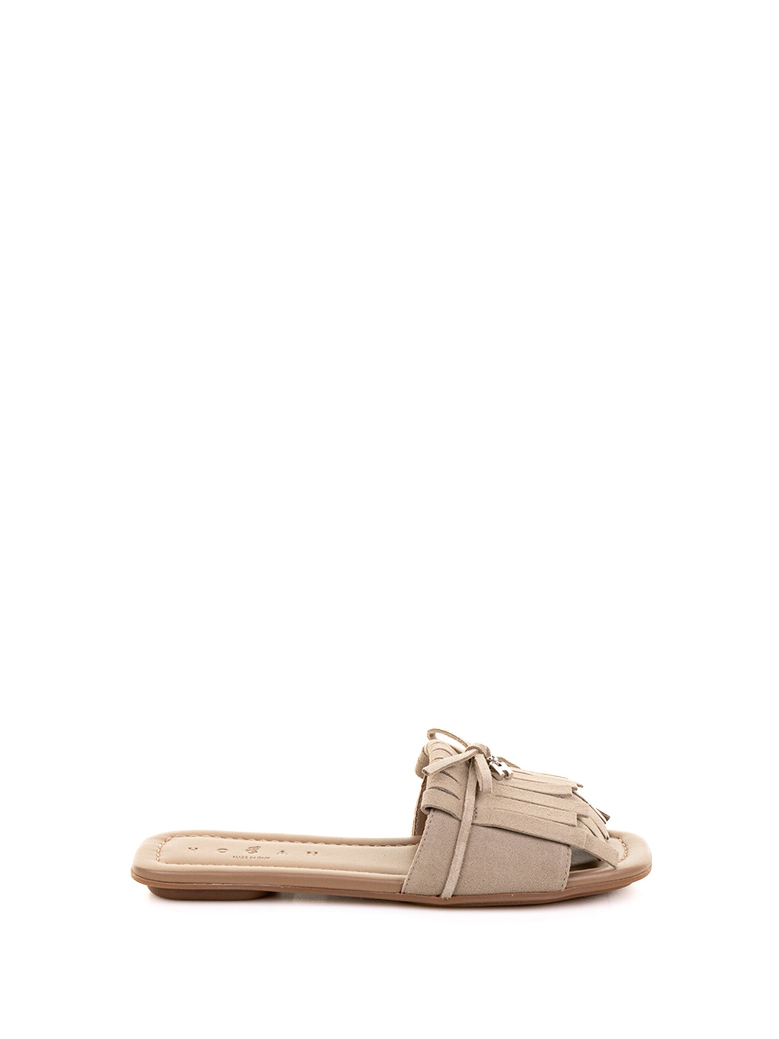 HOGAN Flat Suede Sandal