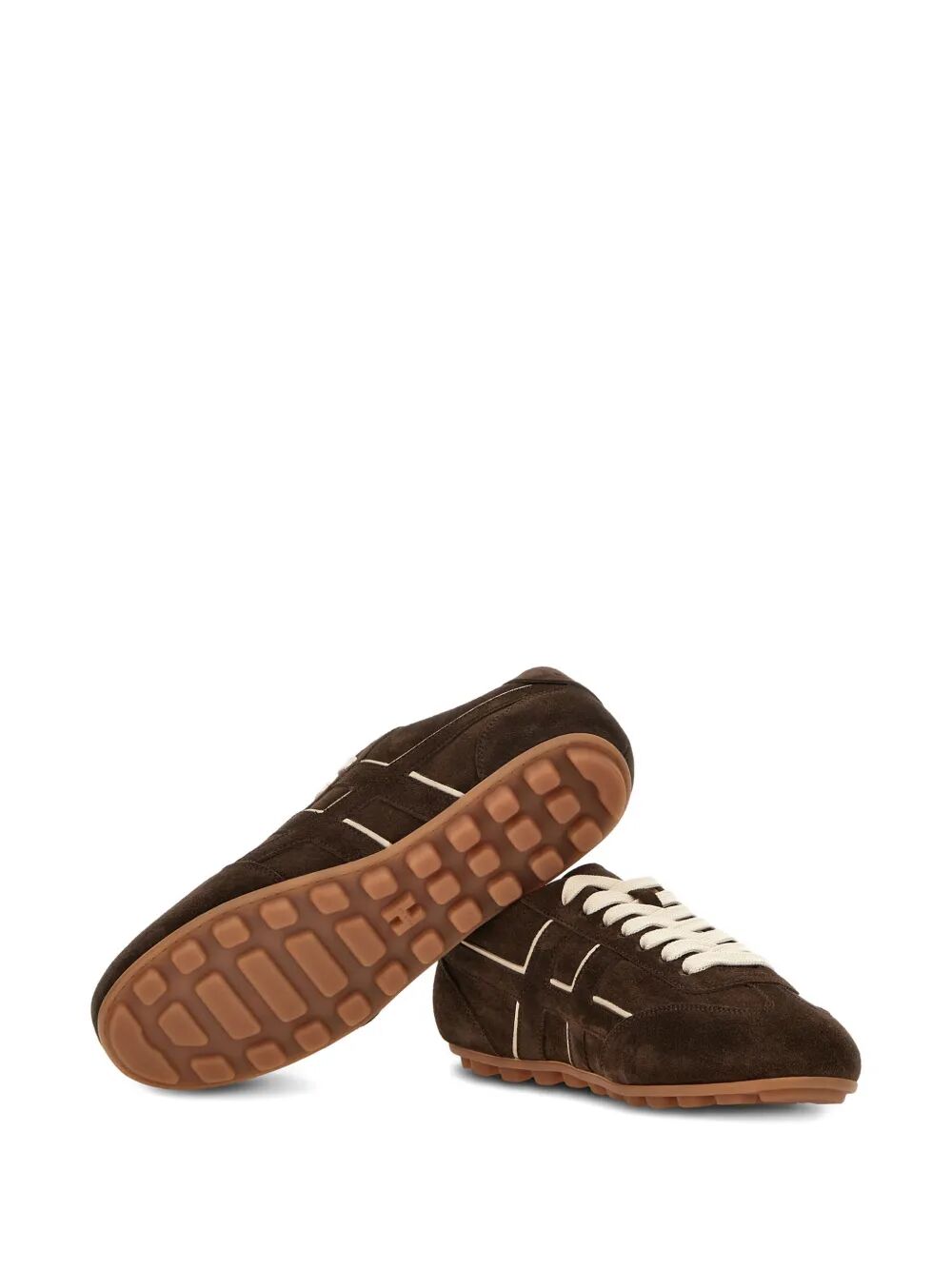 HOGAN Women's Olympia Leather Sneakers in Brown