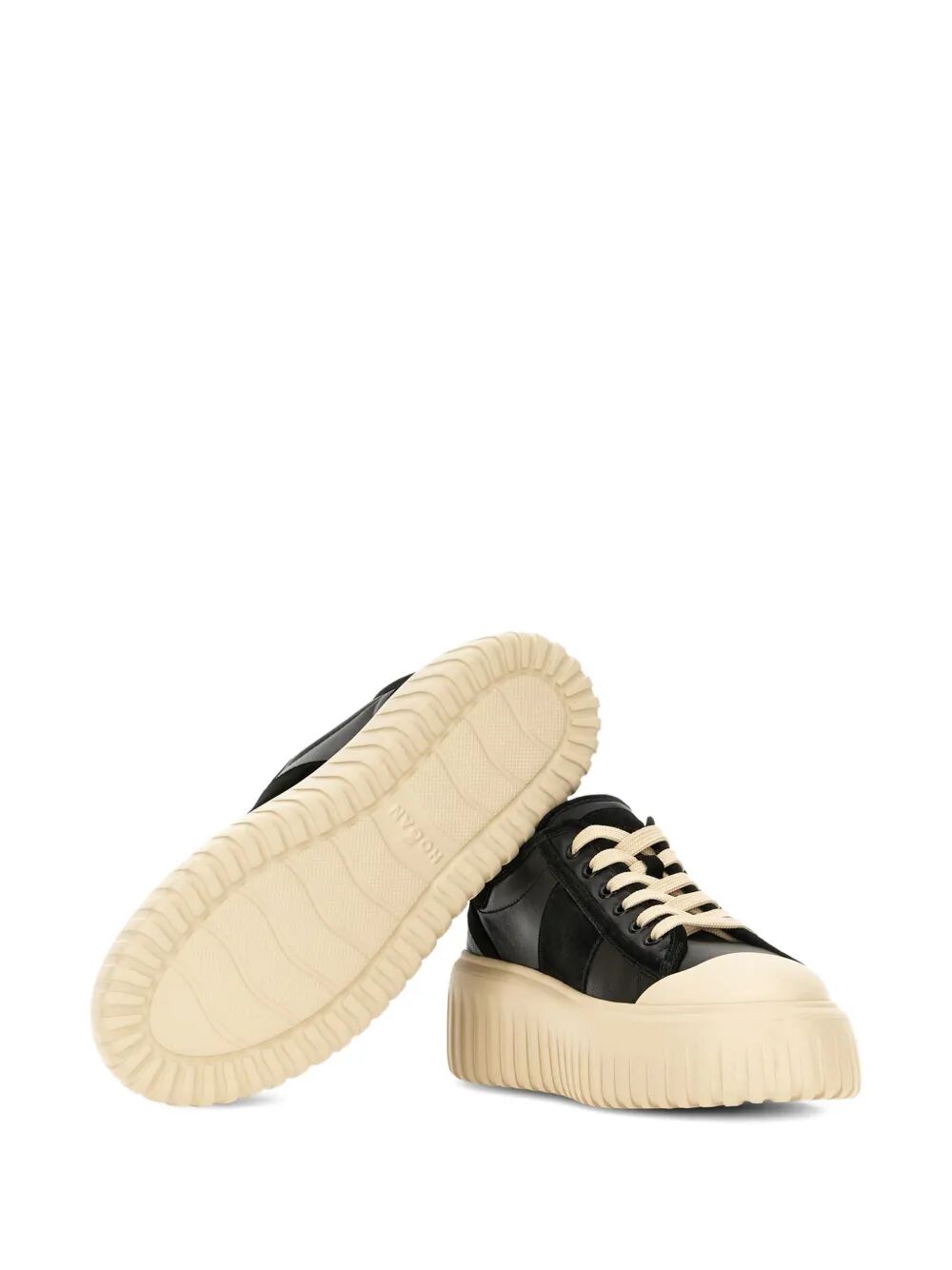 HOGAN H-Striped Lace-Up Sneakers for Women