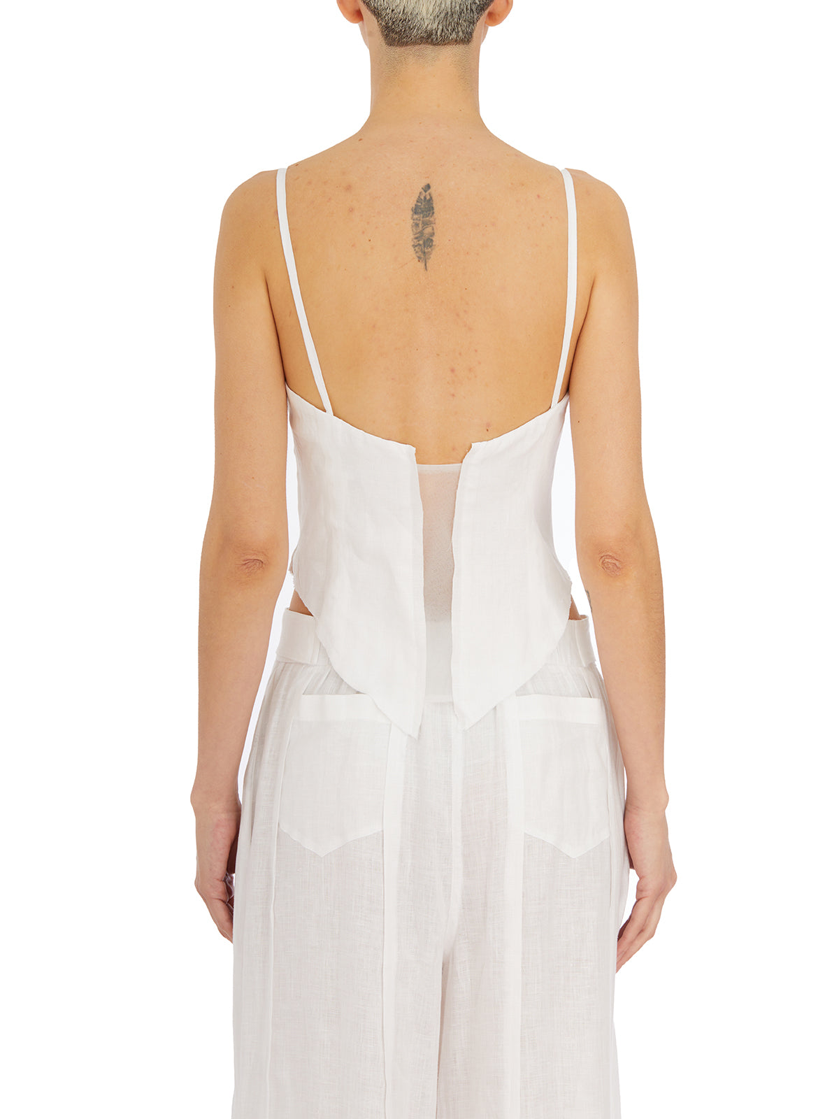 NU Women's Open Front and Back Tank Top - Size 1