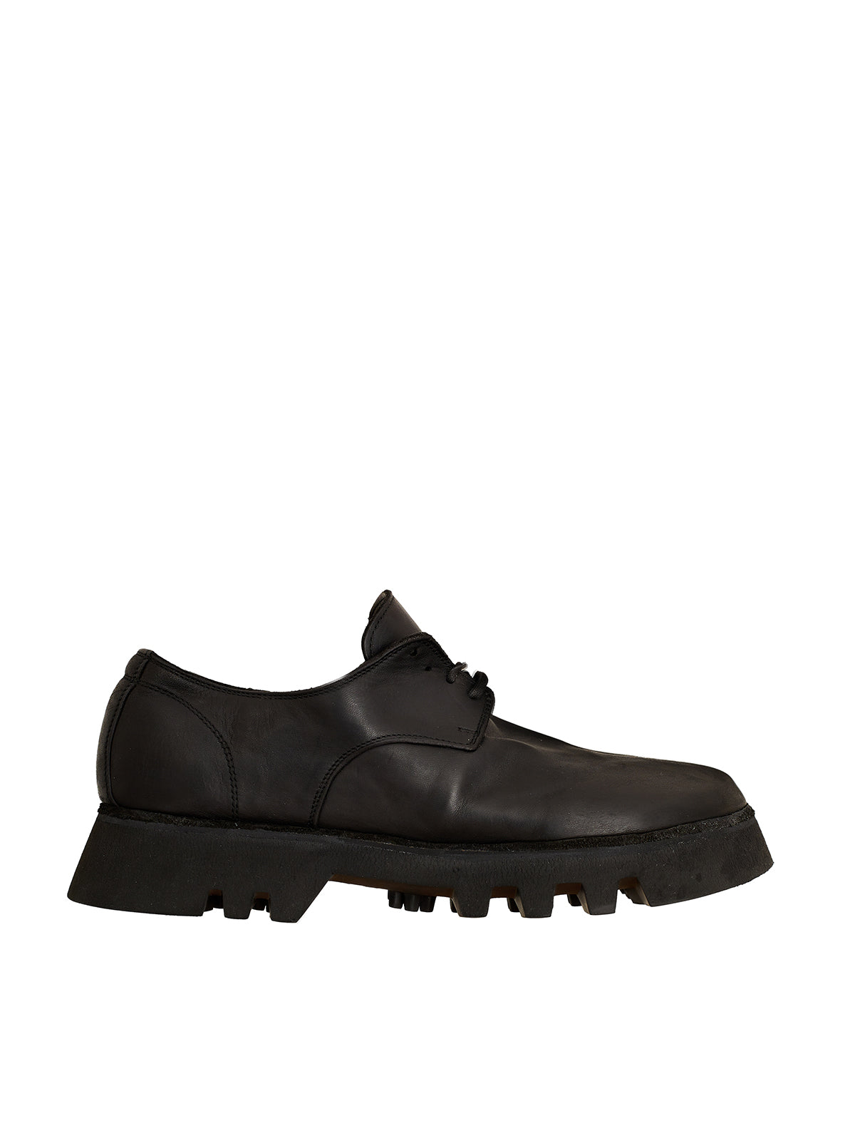 GUIDI Zoomorphic Derby Dress Shoes