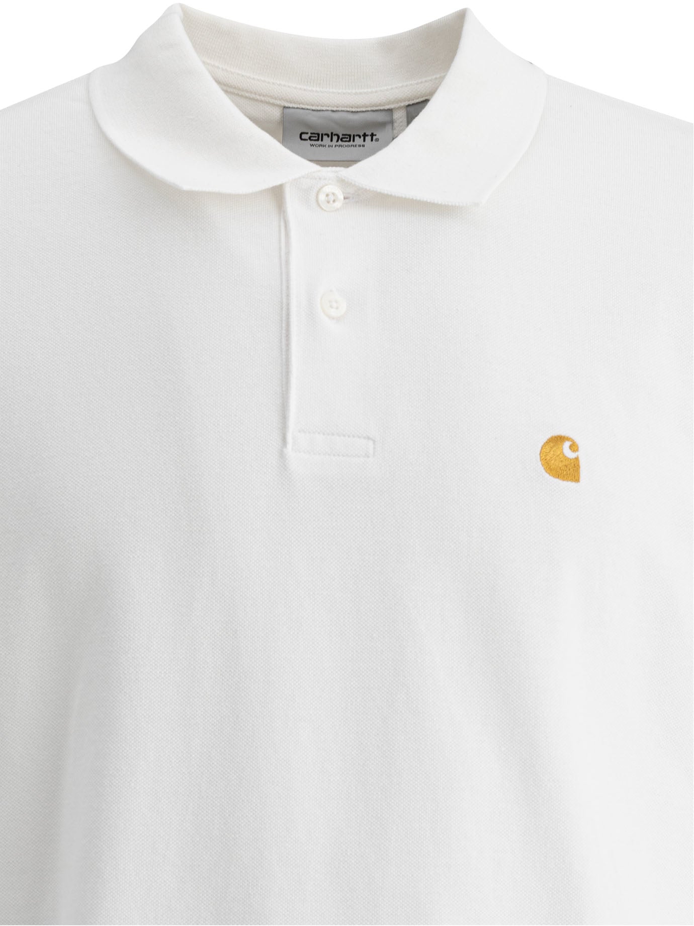 CARHARTT WIP Logo Cotton Polo Shirt