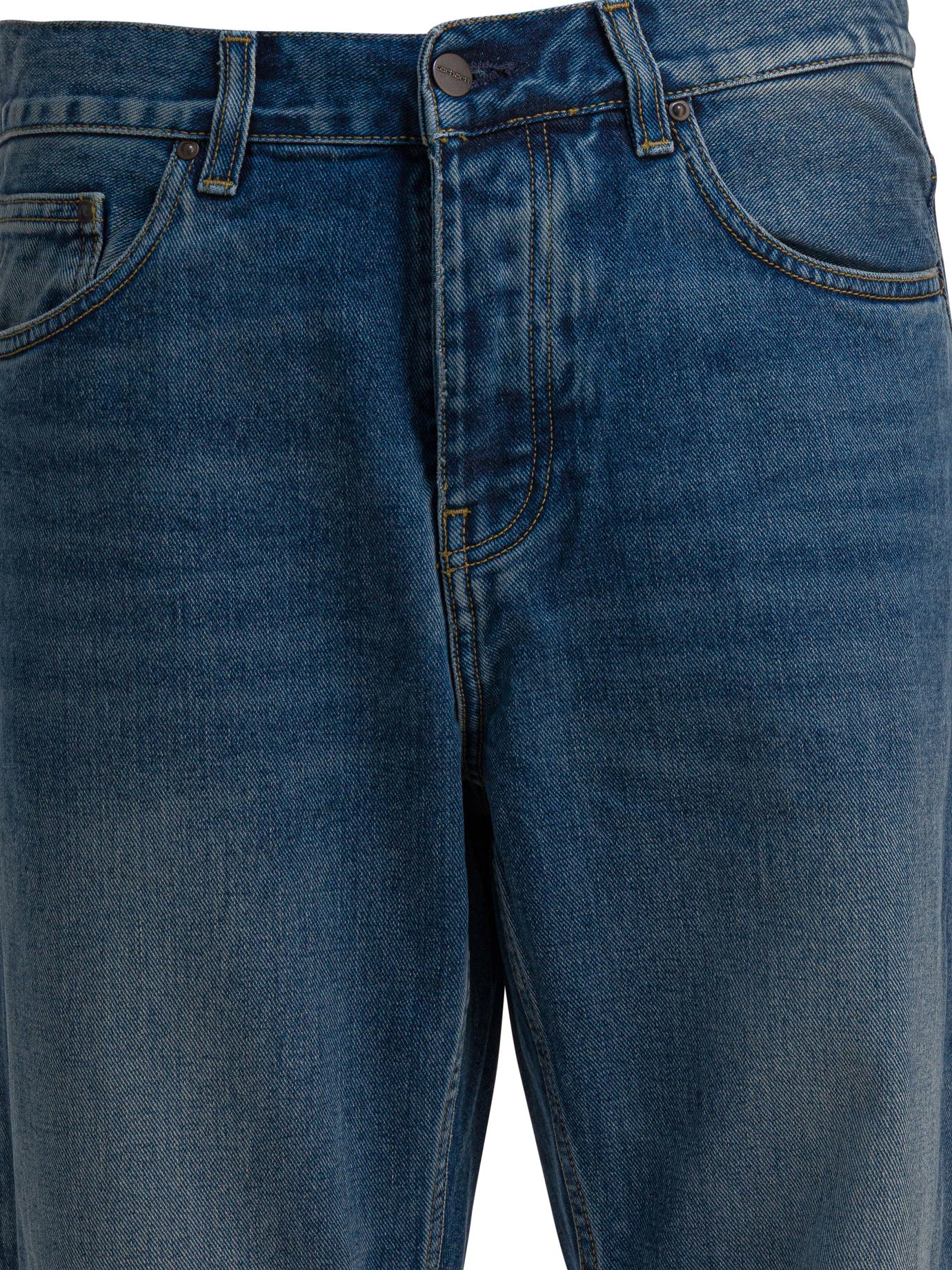 CARHARTT WIP Men's Relaxed Fit Mid Rise Jeans