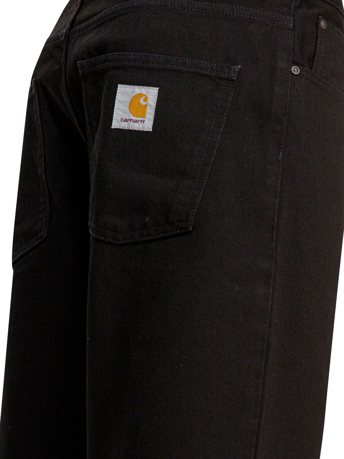 CARHARTT WIP Relaxed Fit Mid Rise Denim Jeans for Men