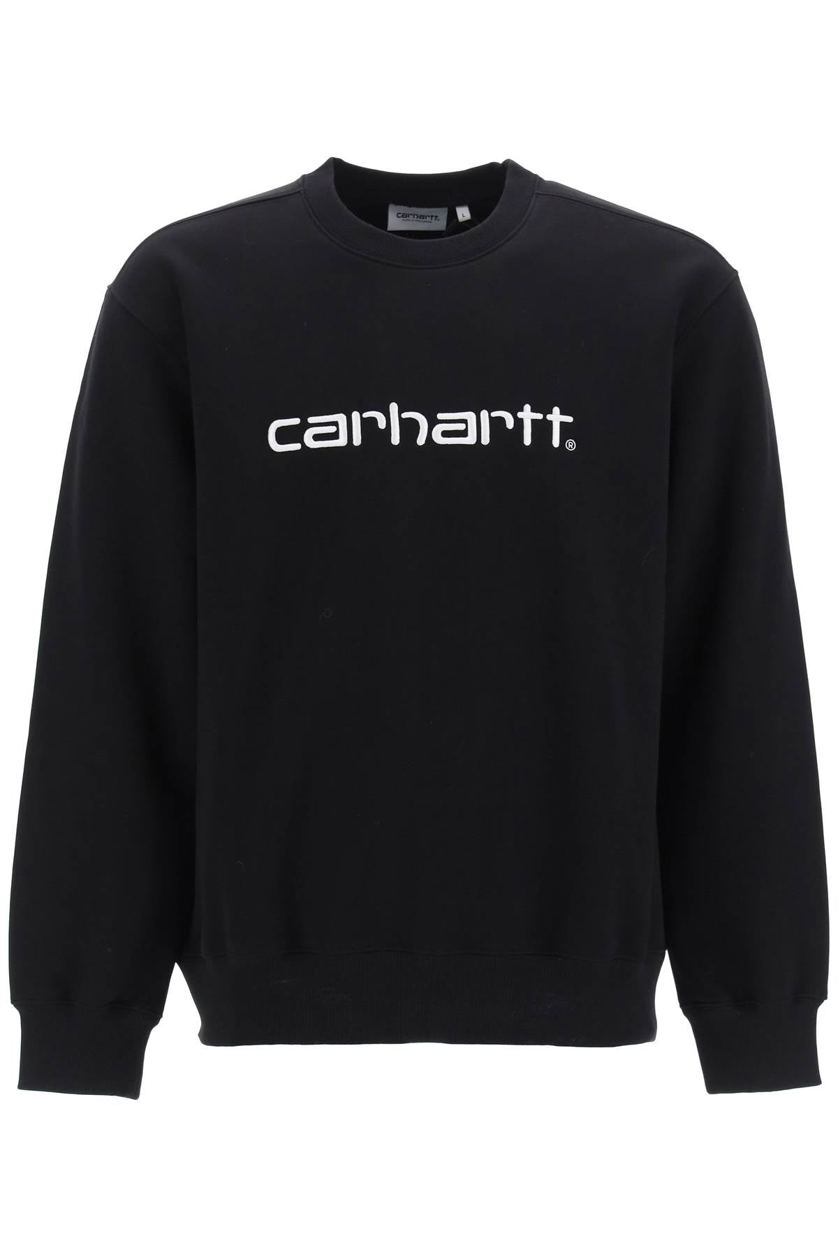 CARHARTT WIP Logo Cotton Crewneck Sweatshirt - Men's