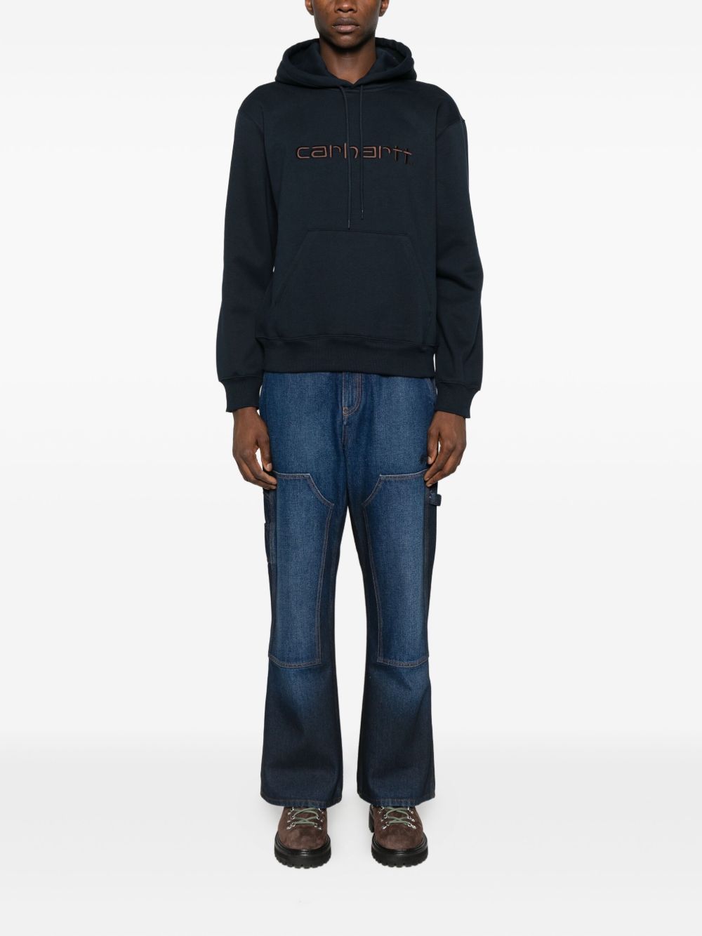 CARHARTT WIP Logo Cotton Hoodie for Men - Fall/Winter 2025