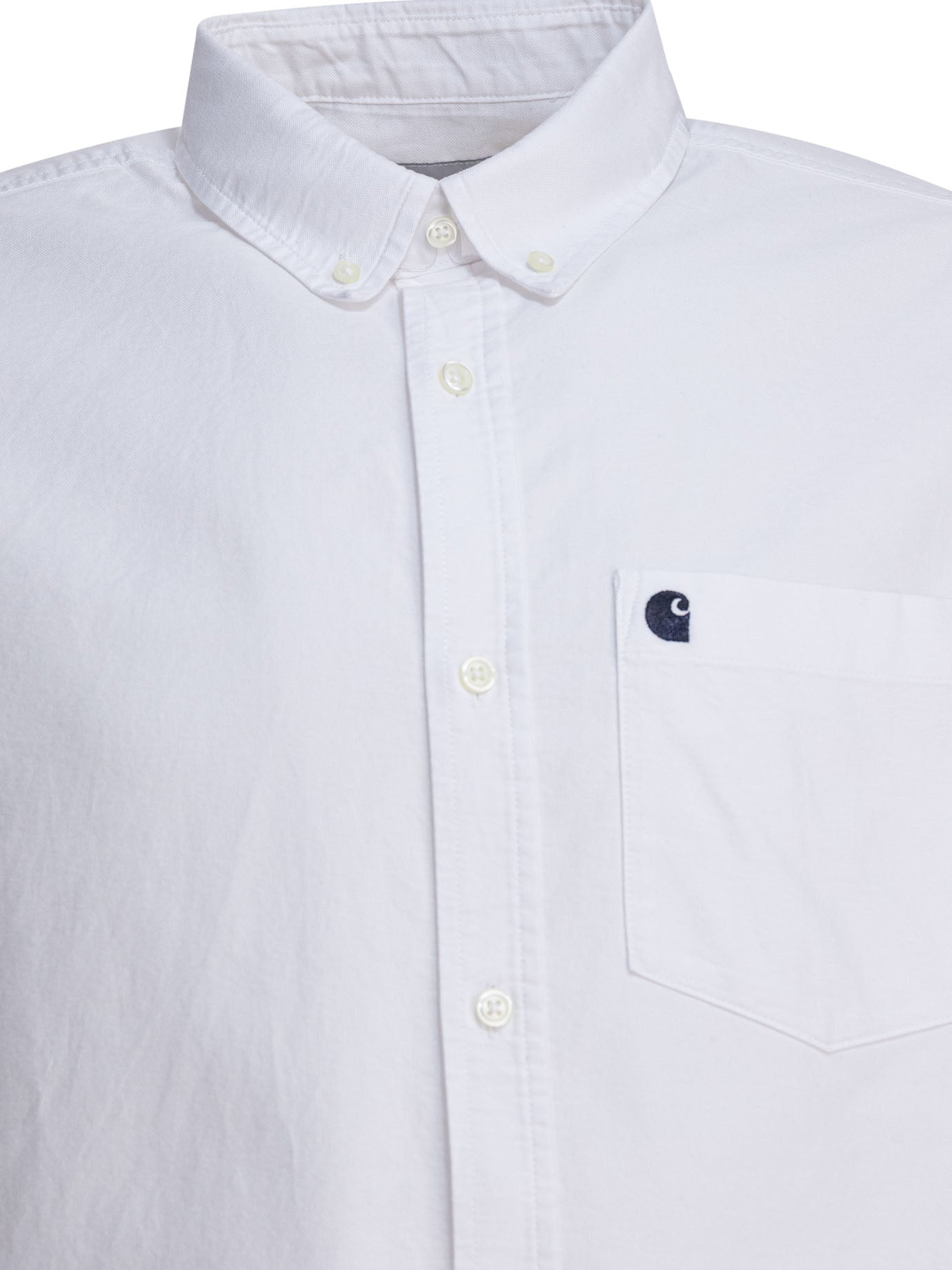 CARHARTT WIP Men's Long Sleeve Button-Down C-Logo Shirt