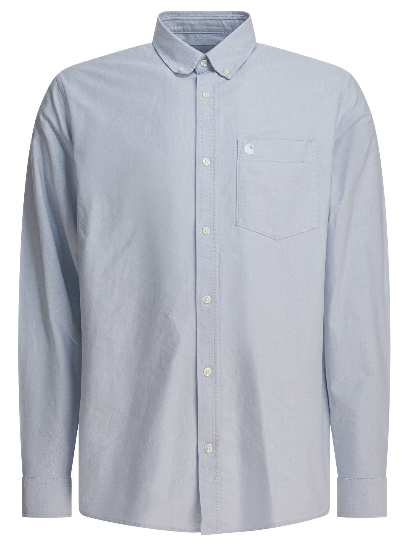 CARHARTT WIP Long Sleeve C-Logo Button-Down Shirt