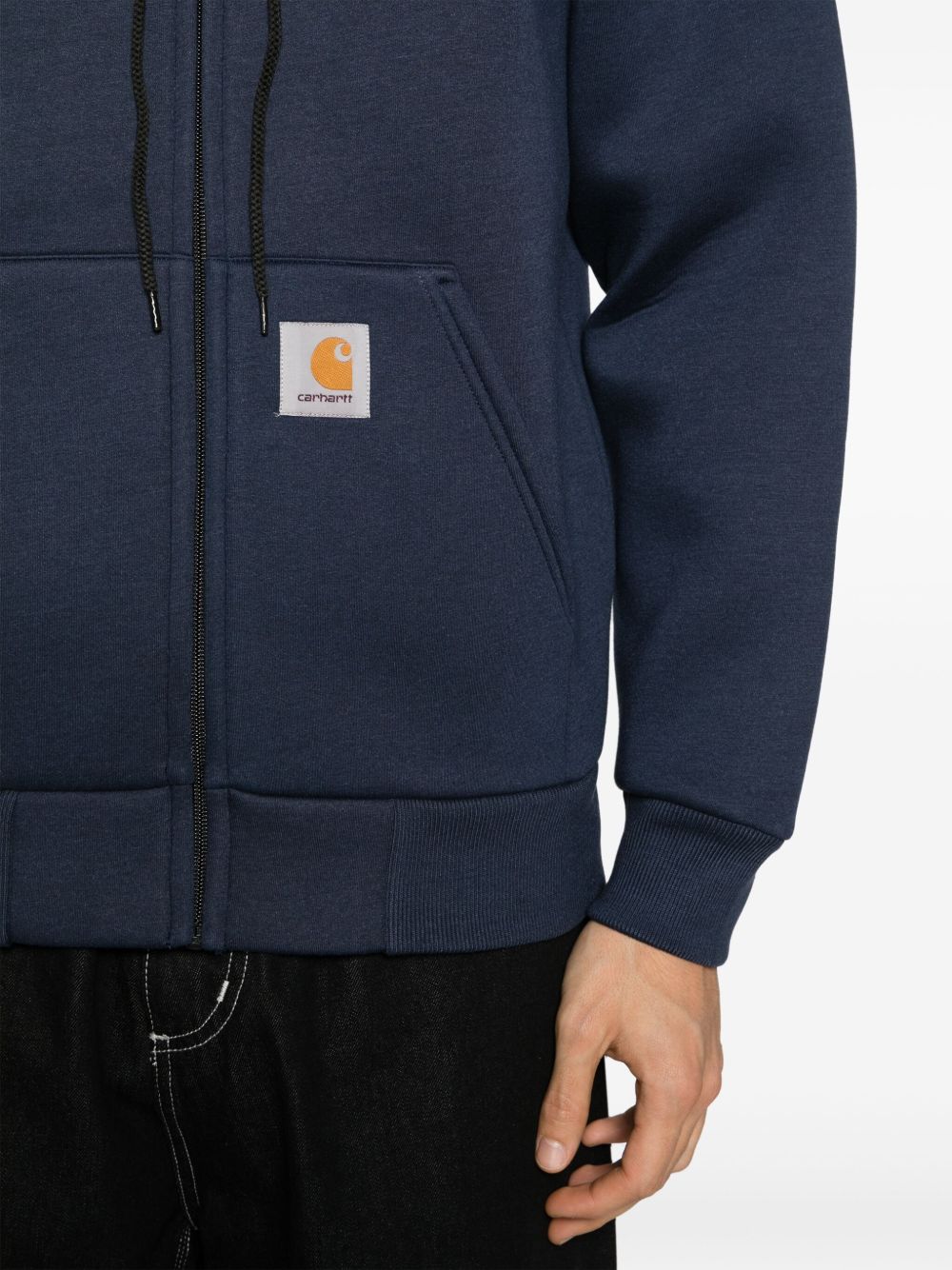 CARHARTT WIP Cotton Blend Hoodie with Logo Patch - FW25