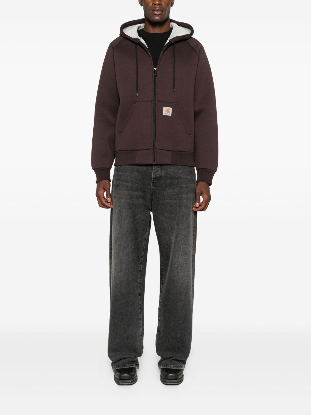 CARHARTT WIP Cotton Blend Front Zip Hoodie for Men