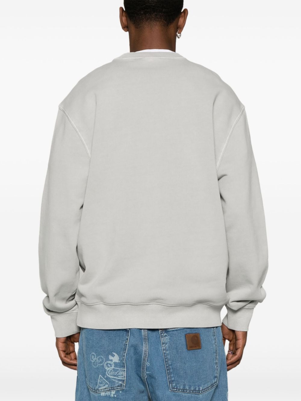 CARHARTT WIP Duster Script Cotton Sweatshirt - Men's Style