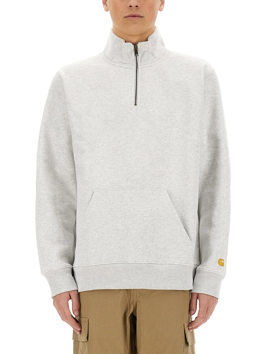 CARHARTT WIP Men's Half Zipper Sweatshirt - Size L