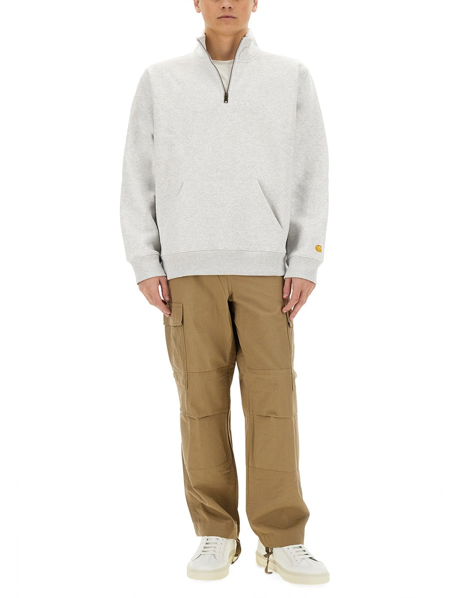 CARHARTT WIP Men's Half Zipper Sweatshirt - Size L