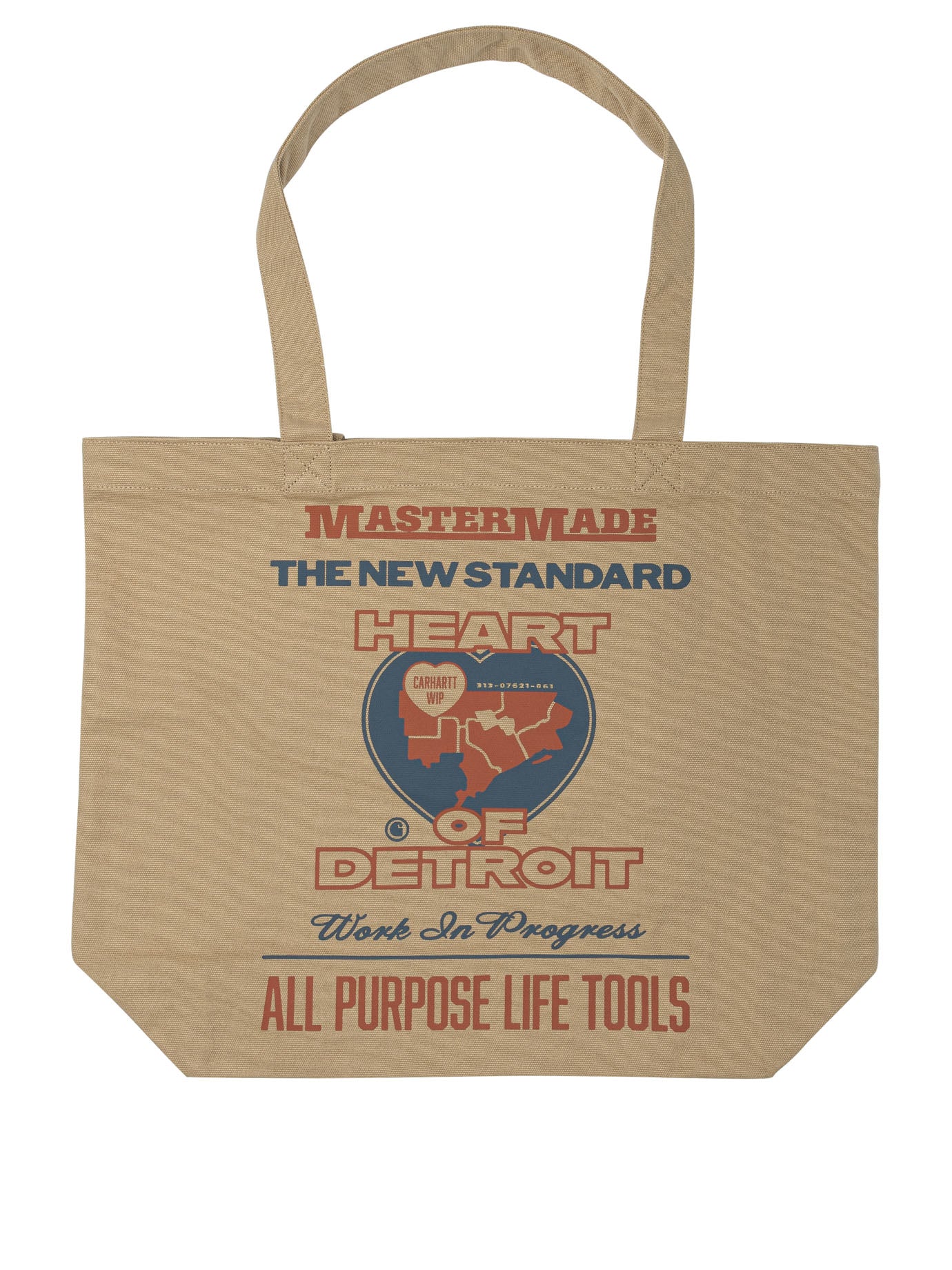 CARHARTT WIP Cotton Shoulder Tote Handbag