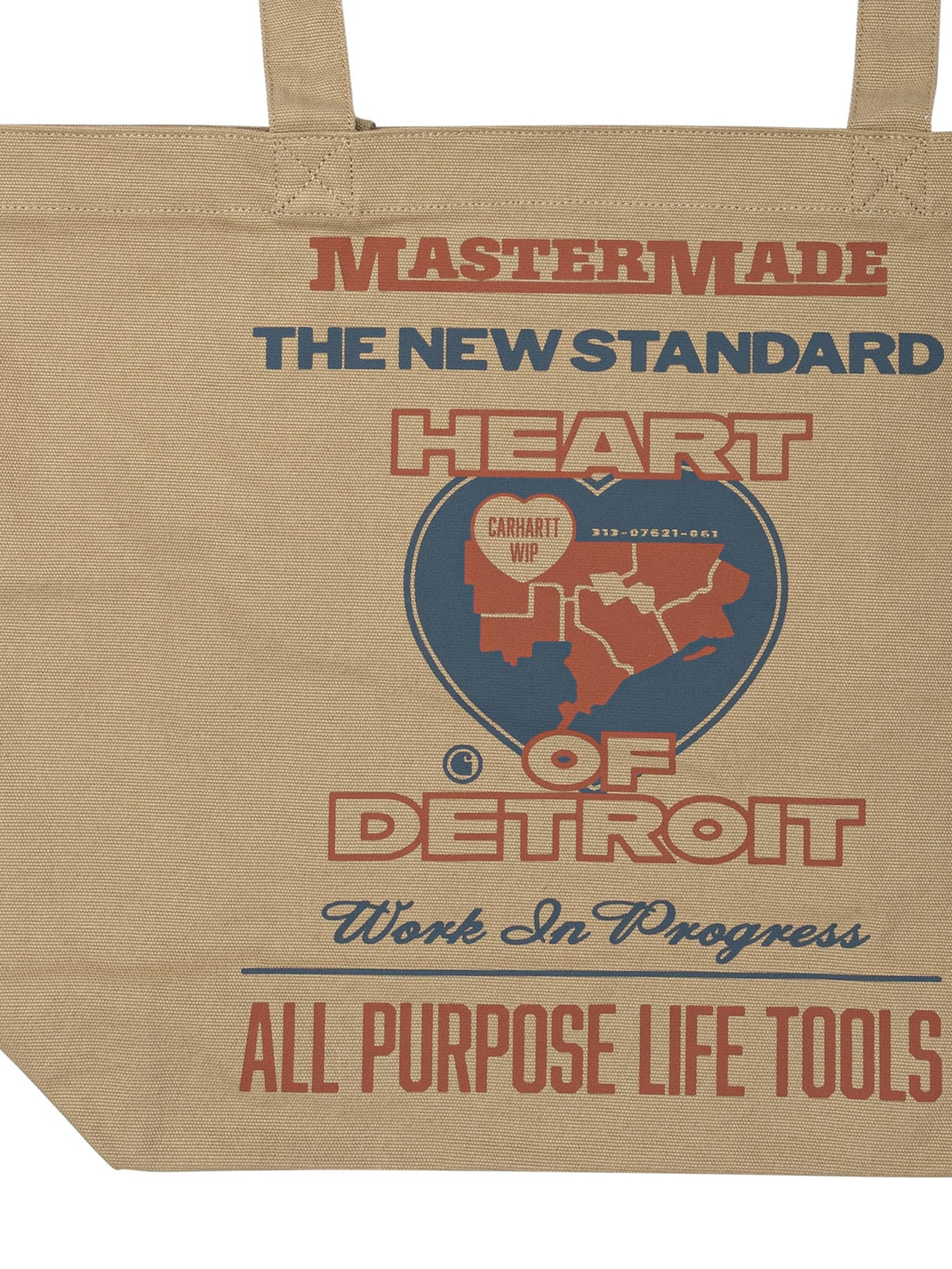 CARHARTT WIP Cotton Shoulder Tote Handbag