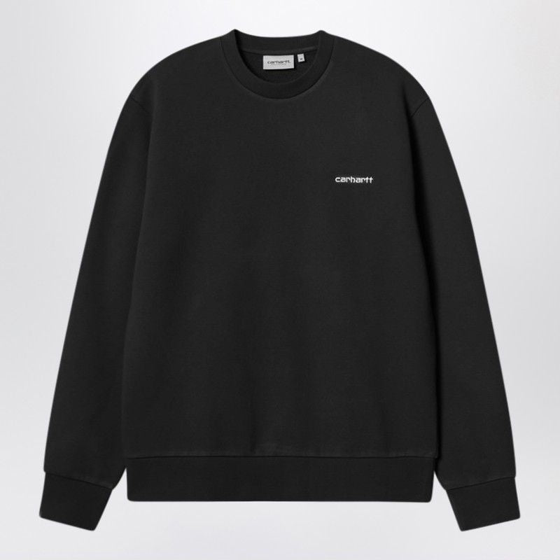 CARHARTT WIP Script Embroidered Crew Neck Sweatshirt - Heavy Cotton - Regular Fit